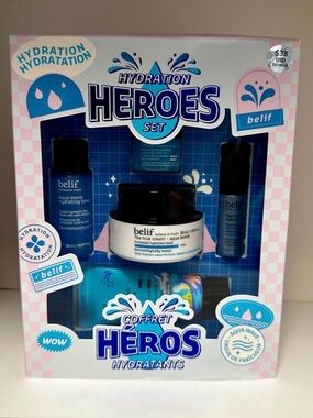 belif Hydration Heroes Set - Blue (Aqua Bomb & The True Cream)